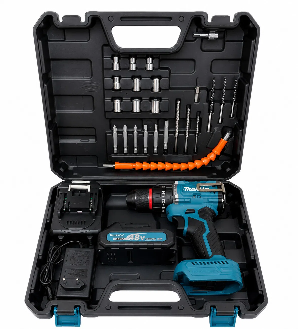 Makita 48V Akkumulyatorlu Drel-Şurup Bağlayan Dəsti — şəkil 2