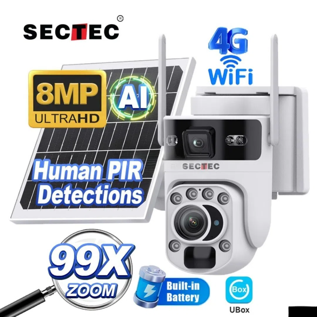 Multivision 4G Günəş Panelli PTZ Təhlükəsizlik Kamerası