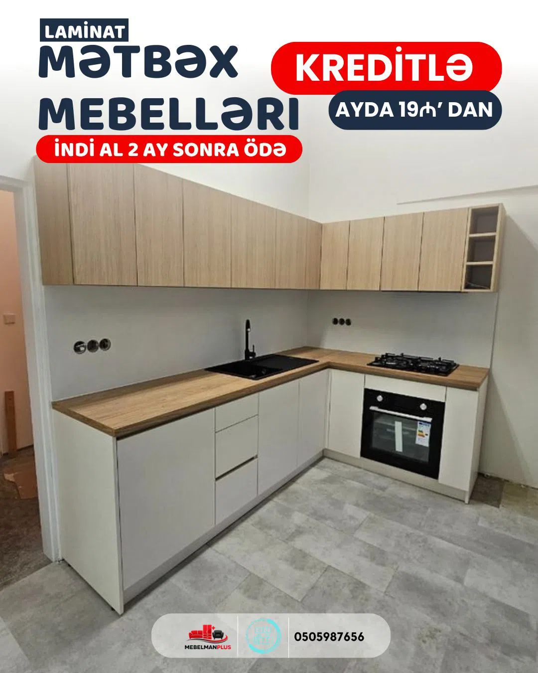 Kreditlə mətbəx mebeli — şəkil 6