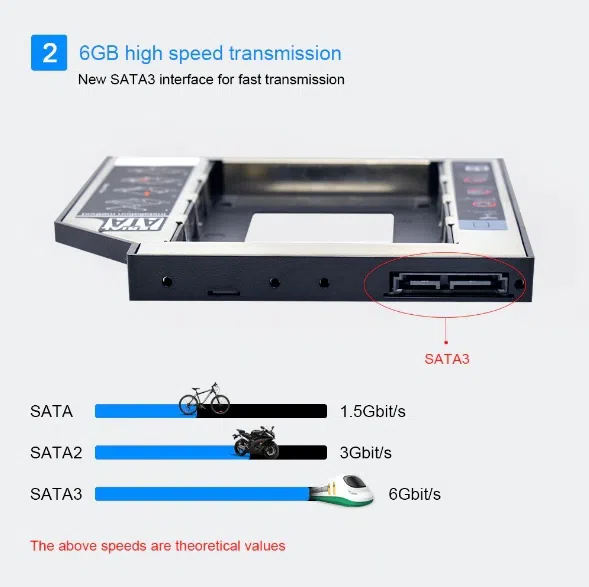 HDD Caddy 12.7mm — şəkil 5