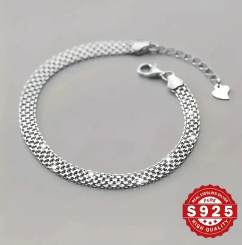 925 Əyar Gümüş Ürək Asqılı Bilərzik