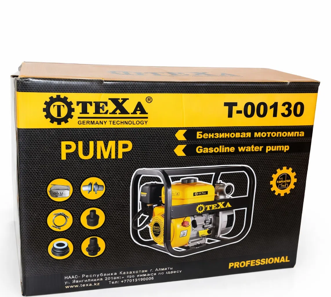TeXa T-00130 Benzinli Su Nasosu 7.5 HP — şəkil 1