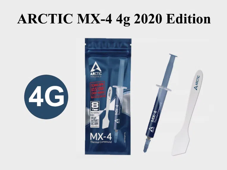 ARCTIC MX-4 4gr 2020 Edition CPU Thermal Paste - Tenderyard