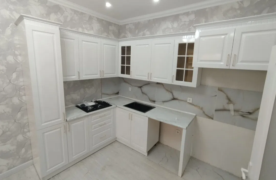 Mətbəx mebel dəsti Bej rəng — şəkil 4