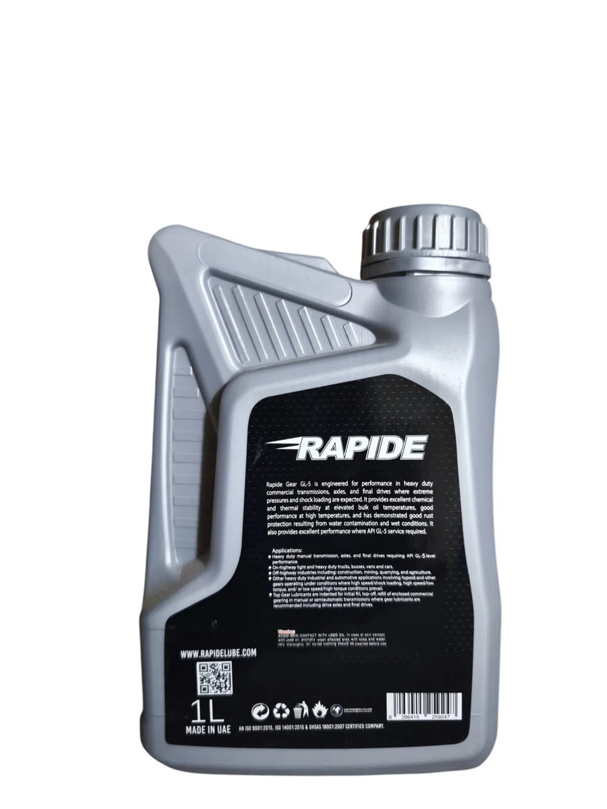 Rapide Gear 80W-90 API GL-5 Ötürmə Yağı, 1L — şəkil 1