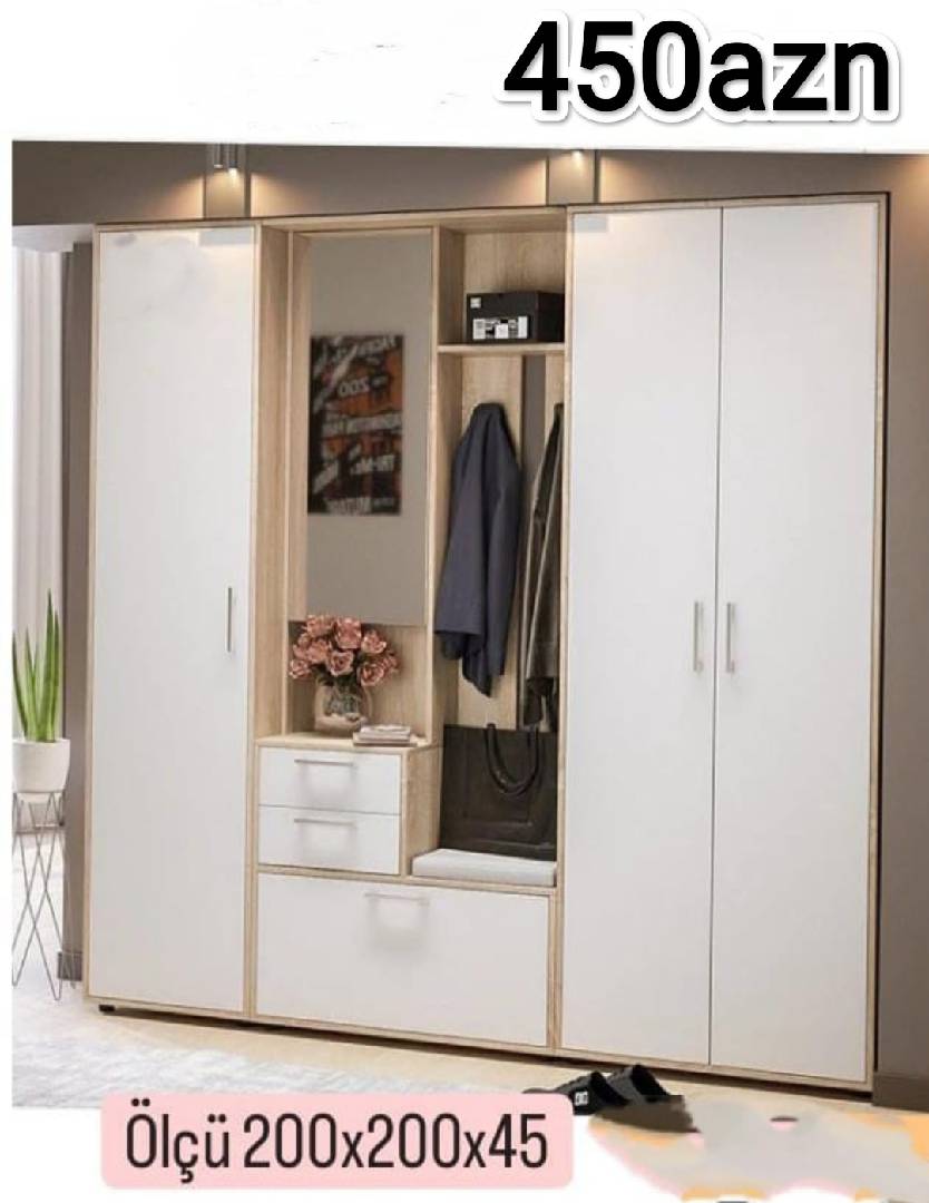 Hallway furniture, size 200x200x45 cm - Tenderyard