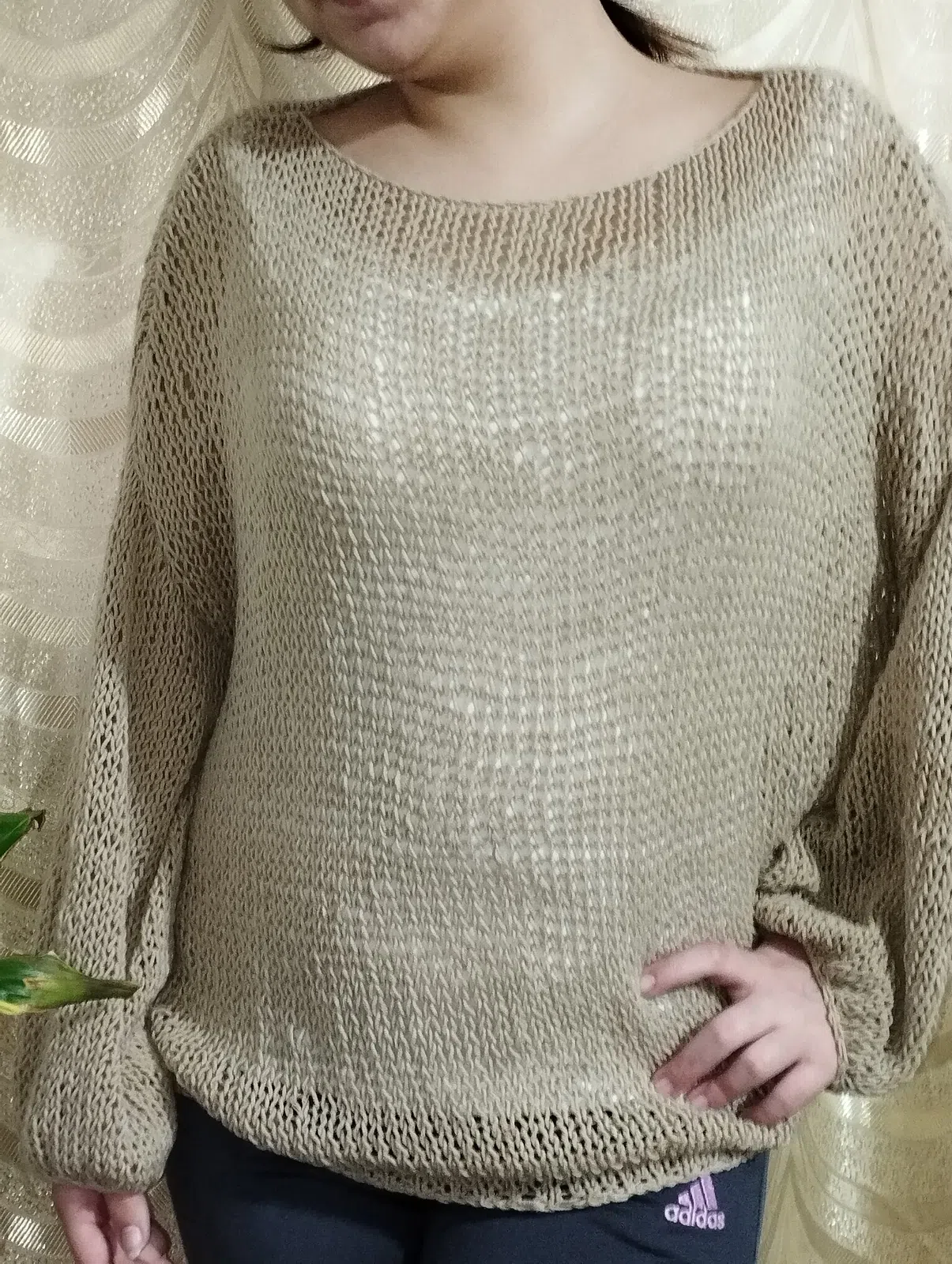 Qadın sviteri, Bej rəng, 24 ölçü — şəkil 2