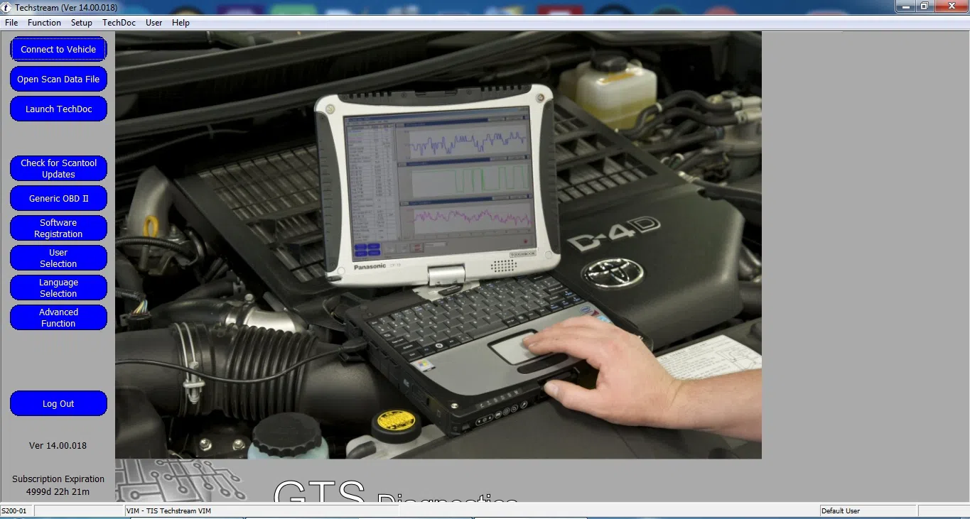 "Toyota Techstream" avtomobil diaqnostika proqramı