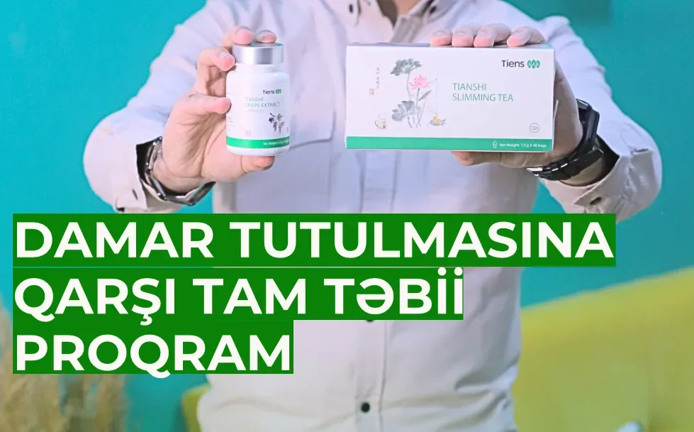 Tiens Damar Təmizləyici və Sağlamlıq Dəsti