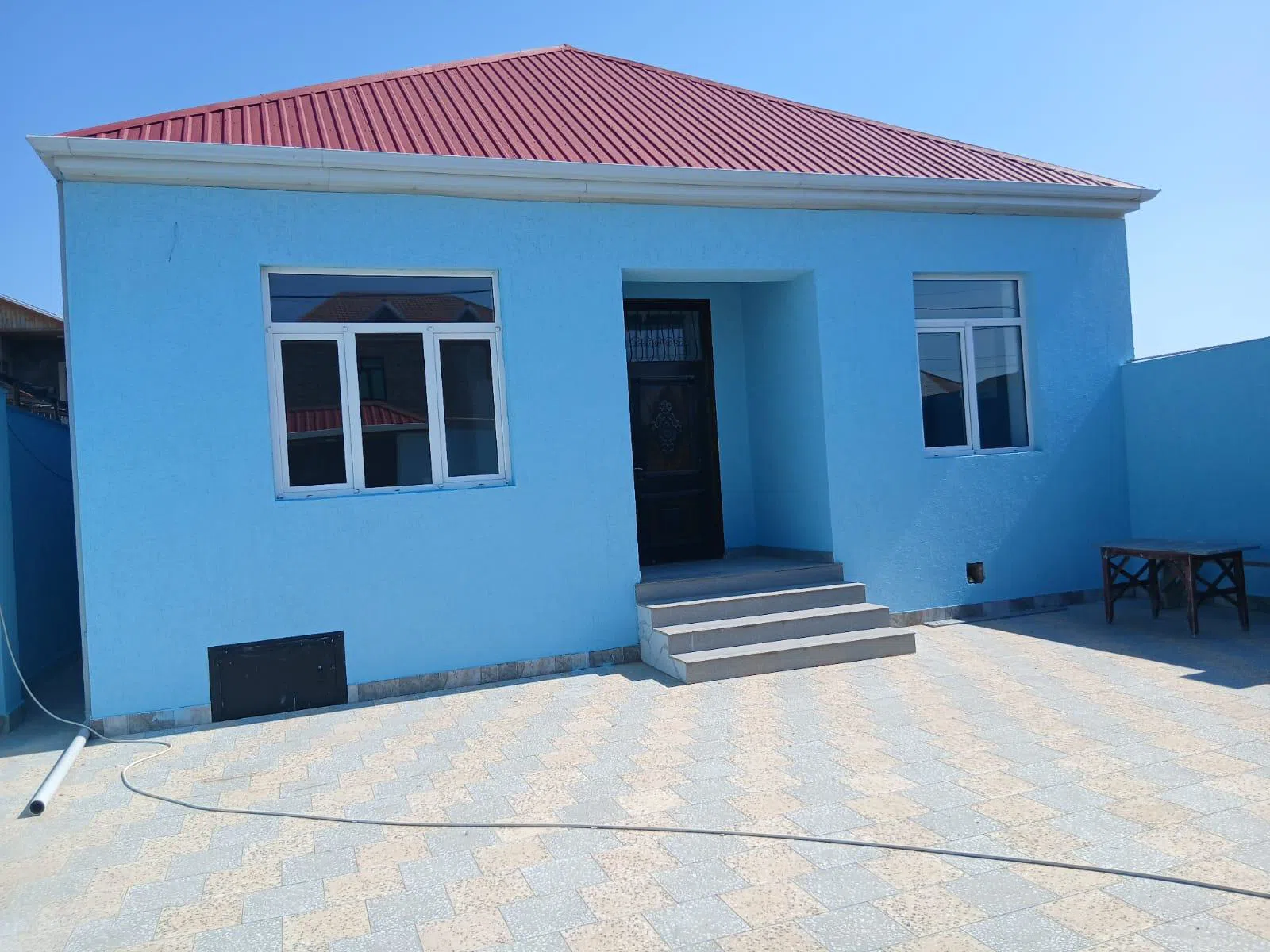 3 otaqlı həyət evi 80 m² - 2 sot torpaq sahəsində satılır — şəkil 1