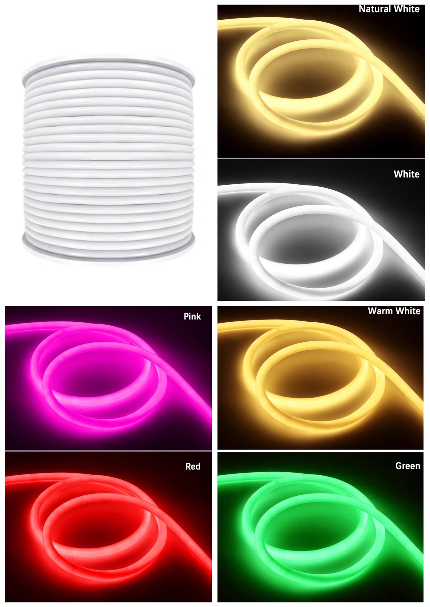 Yumru neon gizli işıq 360dərəcə — şəkil 10