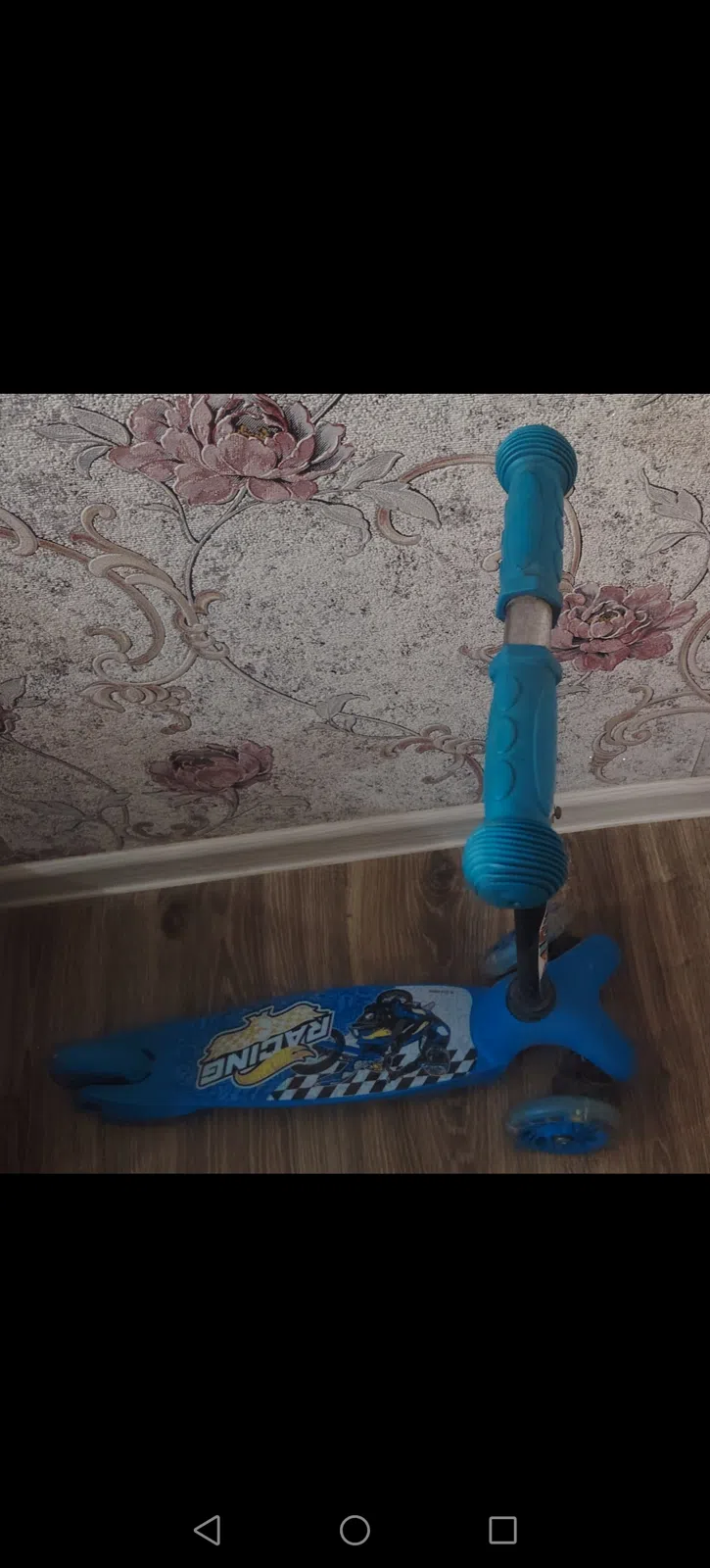 Самокат для мальчика, Складной самокат, Синий цвет - Tenderyard