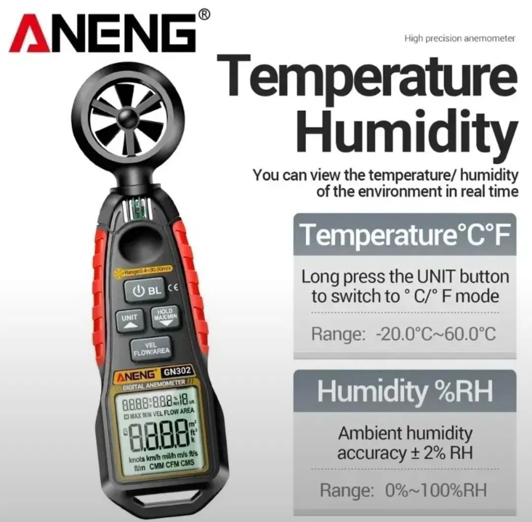 Anemometr ANENG GN302