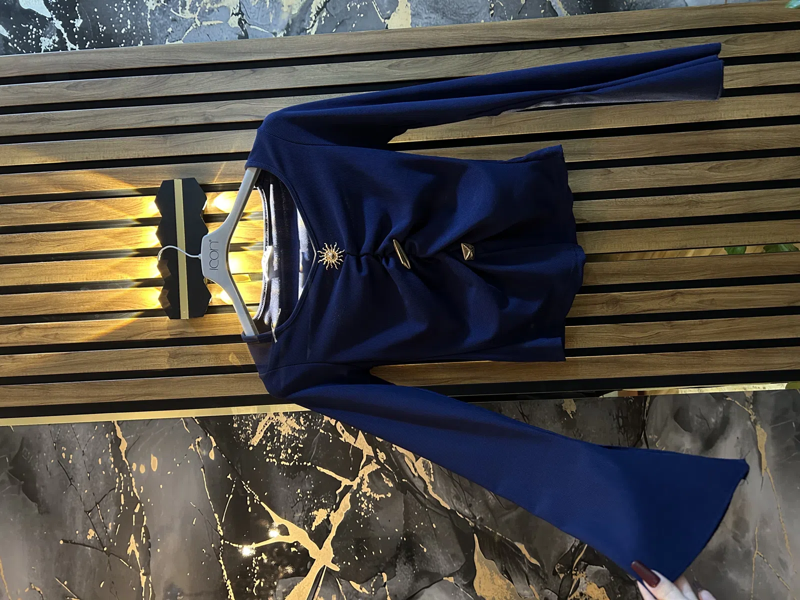 Qadın köynəyi, Göy rəng, M ölçü