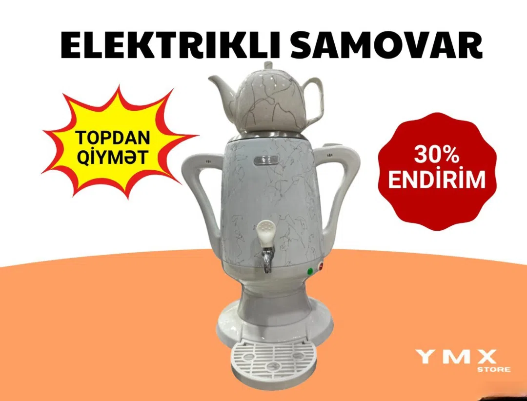 Samovar Paslanmayan polad material — şəkil 1