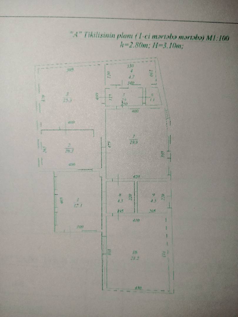 4 otaqlı həyət evi 115 m² - 1.58 sot torpaq sahəsində satılır — şəkil 18