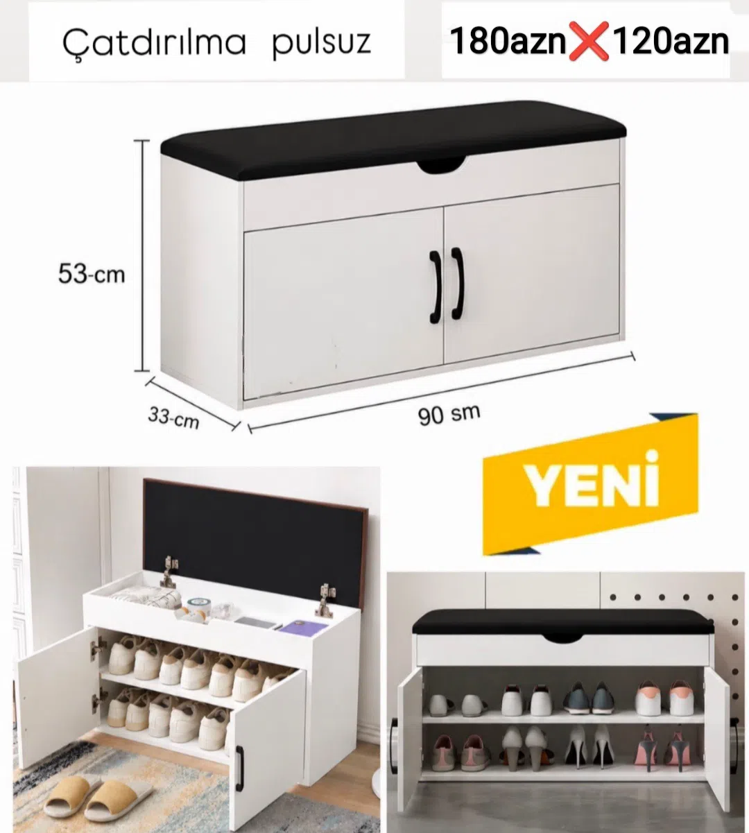 Ayaqqabılıq 2 hissəli — şəkil 1