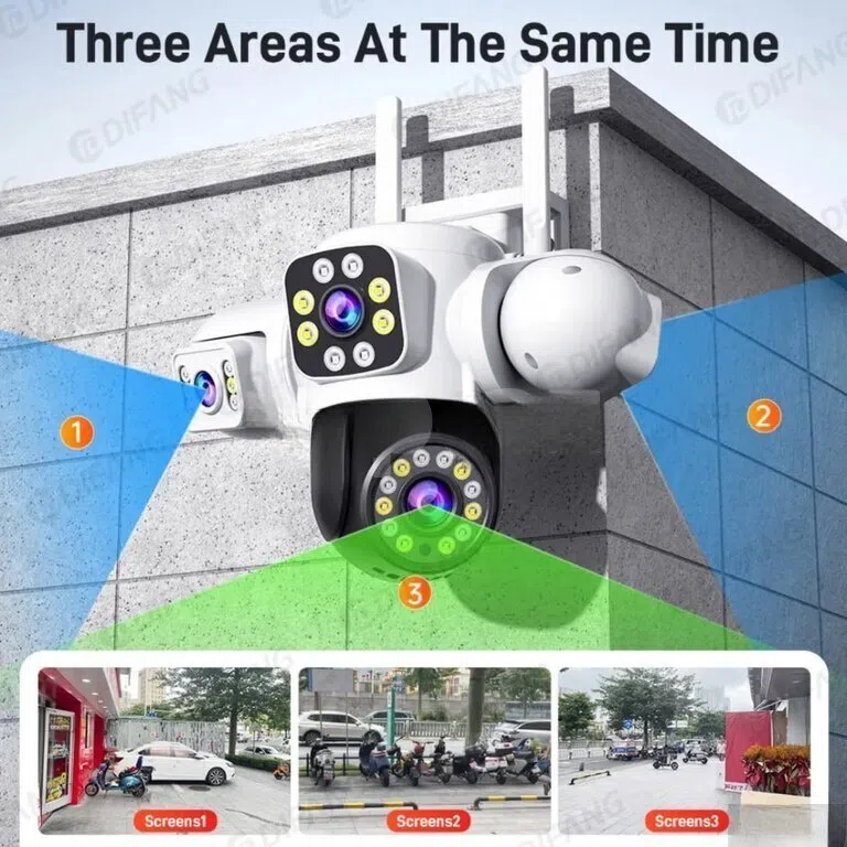V380 Pro 360° PTZ IP Kamera, 4K Full HD, Wi-Fi — şəkil 1