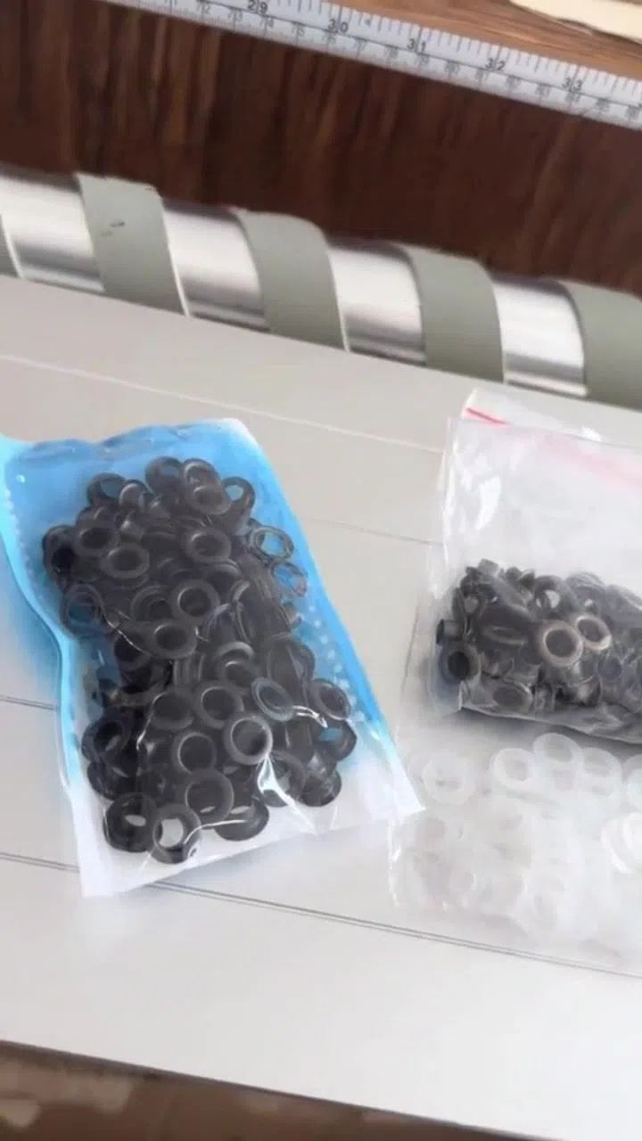 Brezent və tent üçün müxtəlif ölçülü bərkidici halqalar — şəkil 4