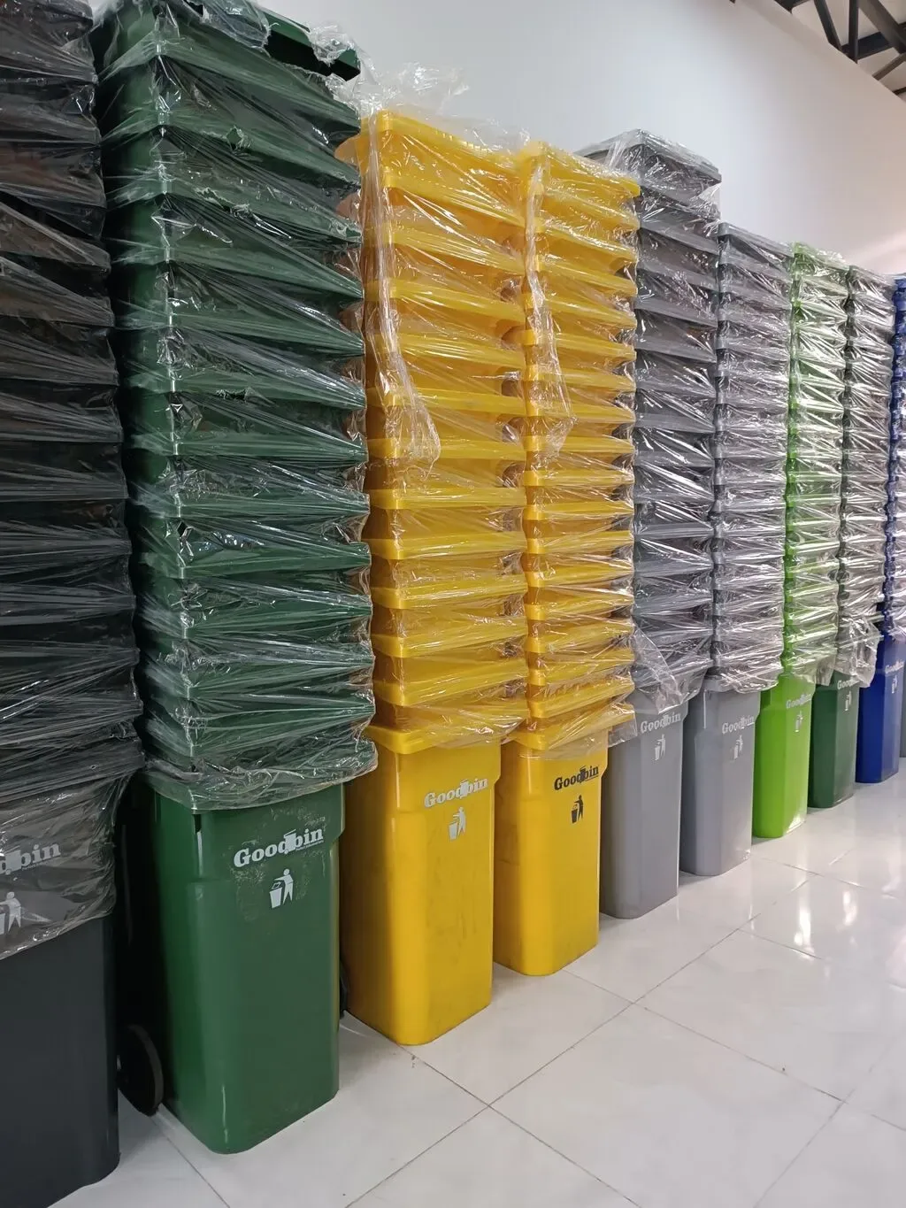 Zibil vedrəsi Düzbucaq, ABS plastik material — şəkil 2