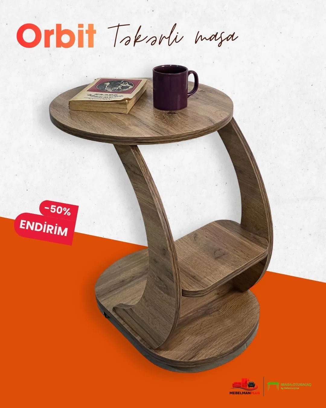 Jurnal masası Qəhvəyi rəng, Adi — şəkil 9