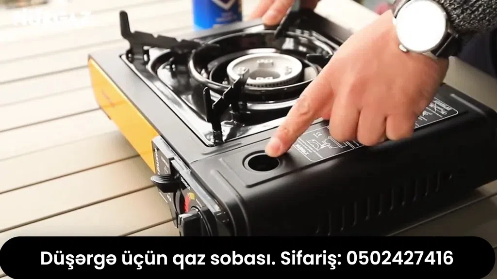 Düşərgə üçün portativ qaz sobası - Tenderyard