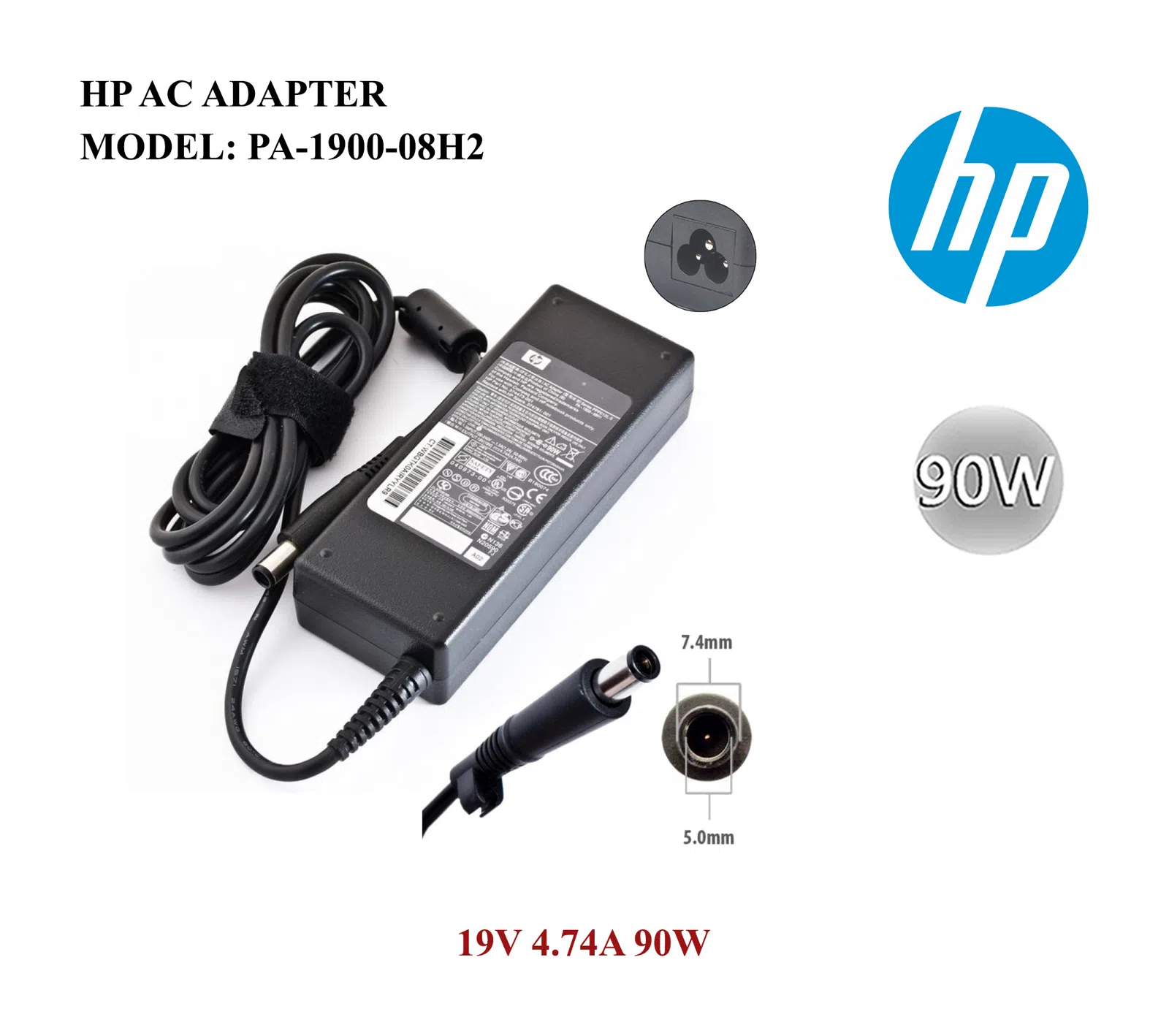 Adapter "HP 19V 4.74A Big Pin"