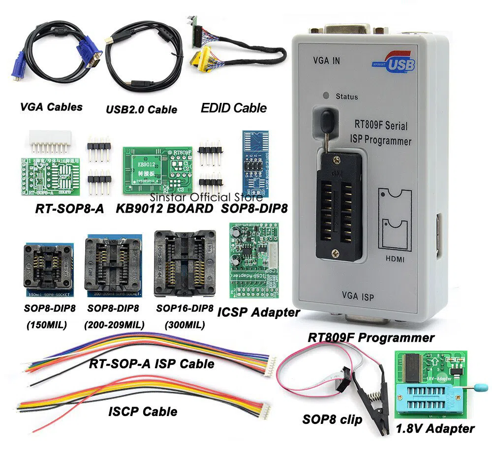 RT809F ISP Programmer | Программатор RT809F ISP — şəkil 2