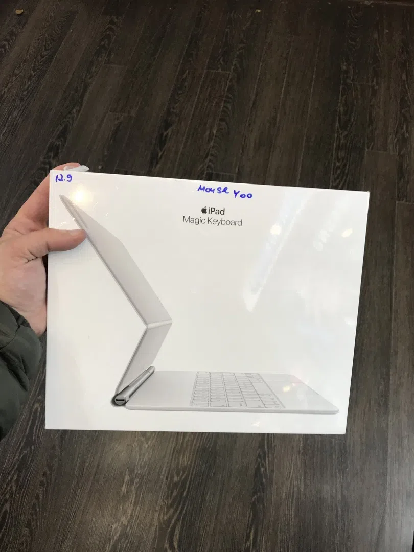 Apple iPad Pro 12.9-inch white magic keyboard/ klaviatura — şəkil 2