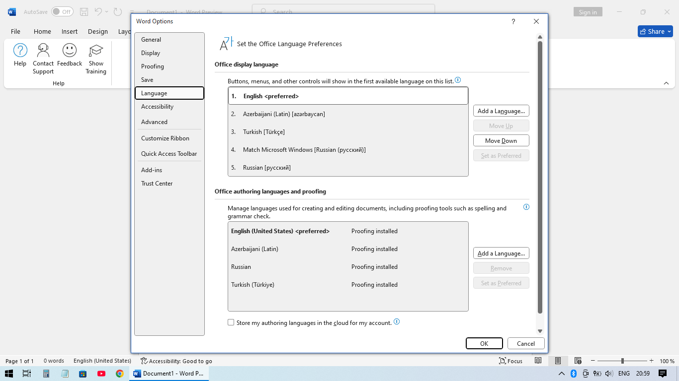 “Microsoft Office Professional Plus” proqramı — şəkil 6