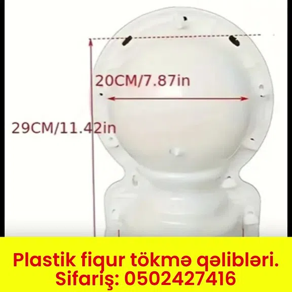 Beton fiqur tökmək üçün plastik qəliblər - Tenderyard