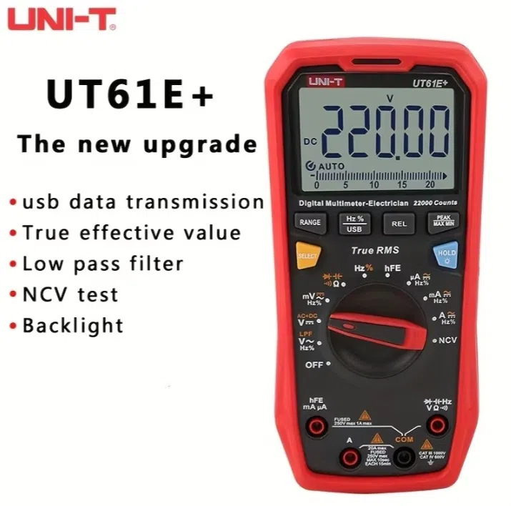 Digital Multimeter UNI-T UT 61E+ - Tenderyard