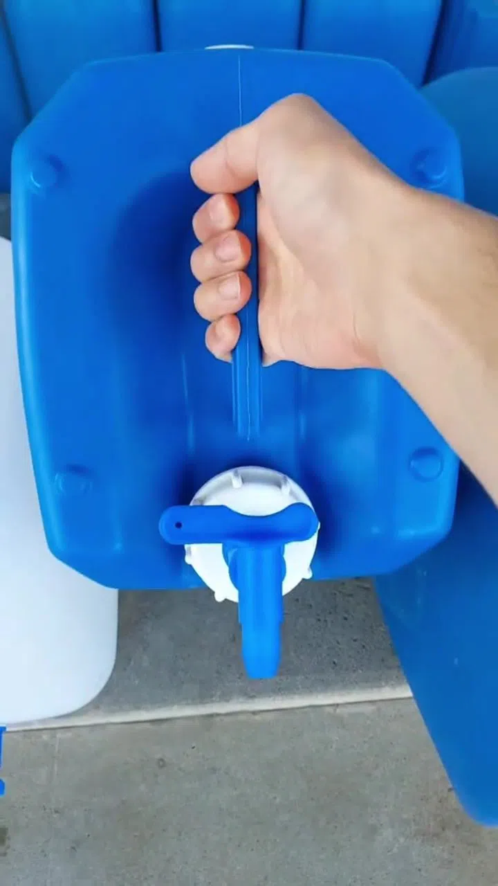 Kranlı plastik kanistr, 10-150 litr, HDPE material — şəkil 3