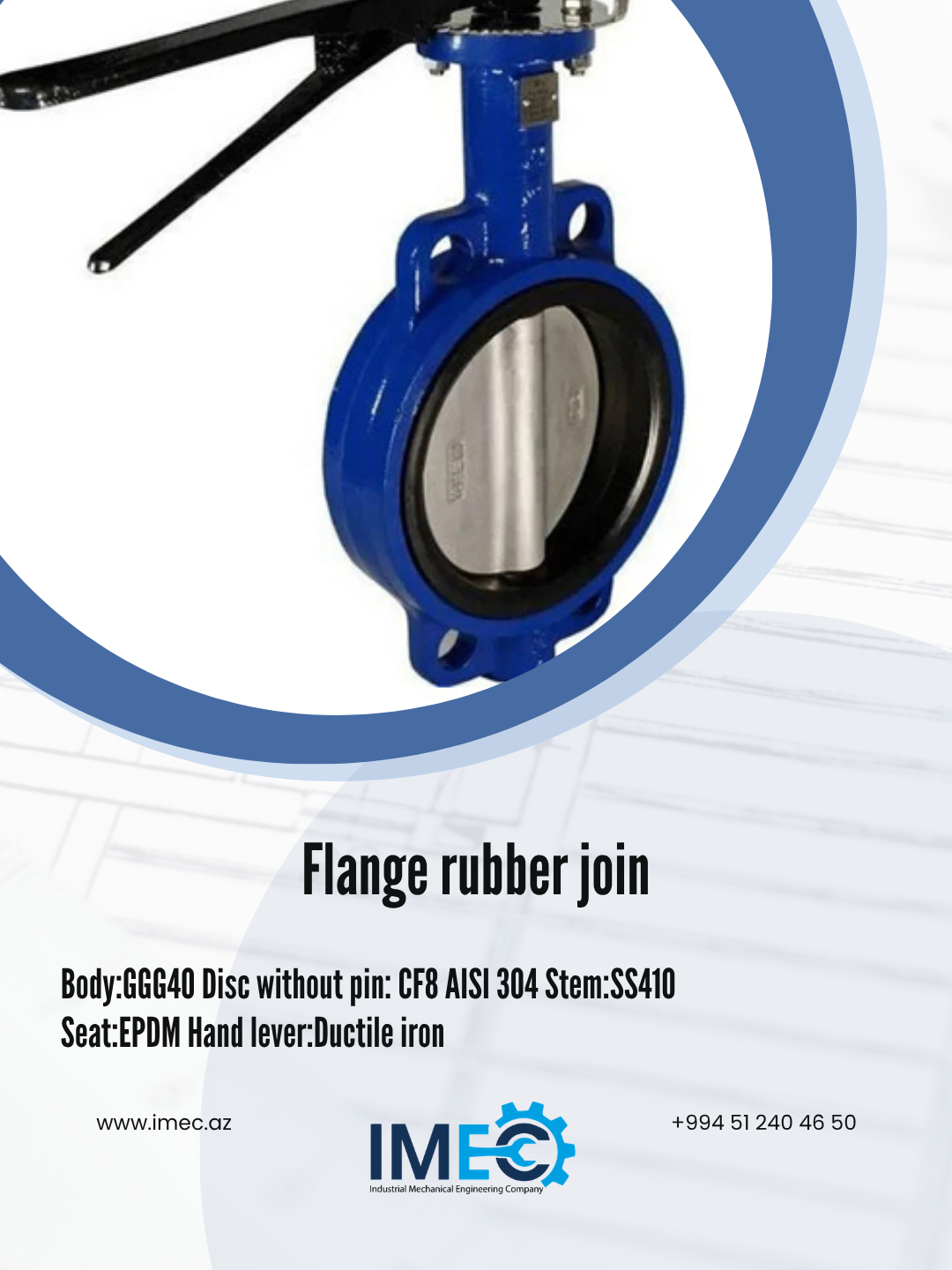 Flange Rubber Joint — şəkil 1