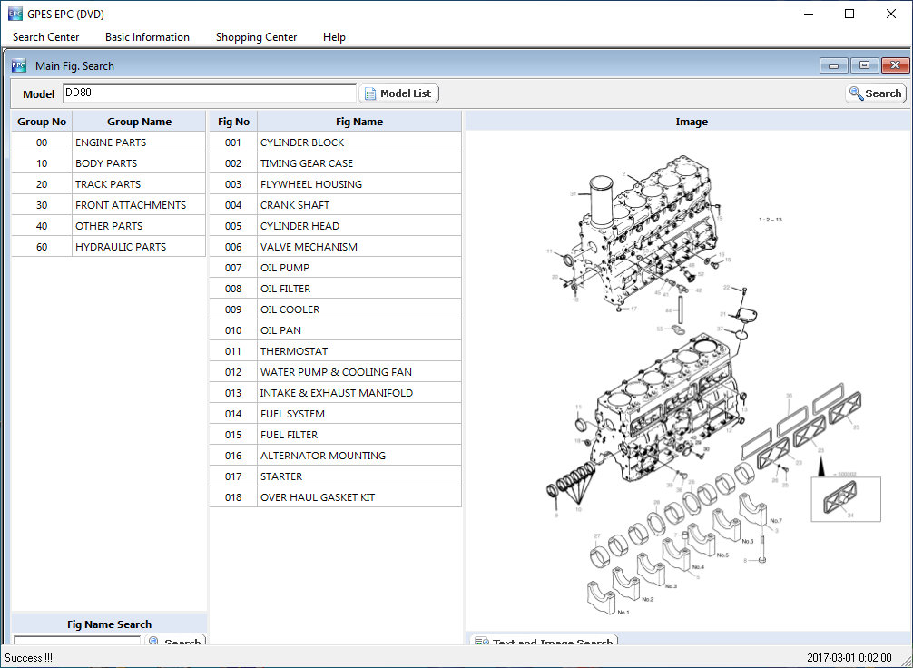 "Doosan GPES EPC" proqramı — şəkil 7