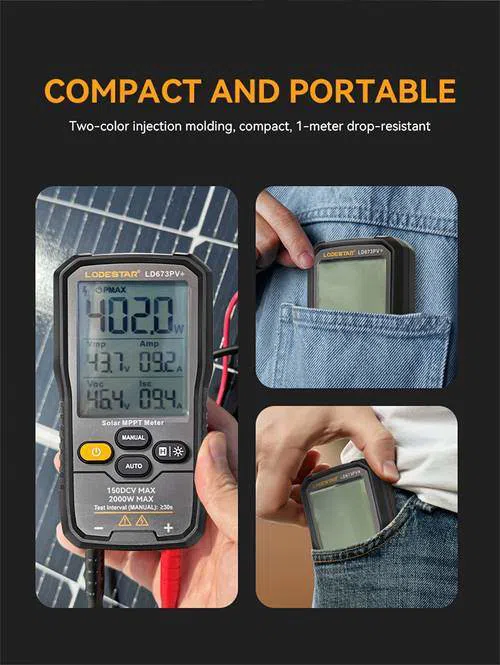 Solar MPPT Meter günəş paneli test cihazı — şəkil 21