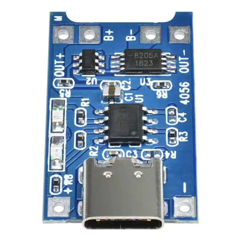 Зарядное устройство Type-c/Micro/Mini USB 5V 1A 18650 TP4056 — şəkil 4