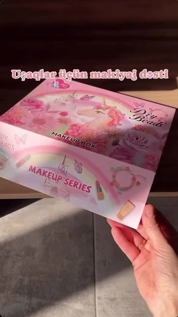 Uşaqlar üçün kosmetik oyuncaq makiyaj dəsti — şəkil 12