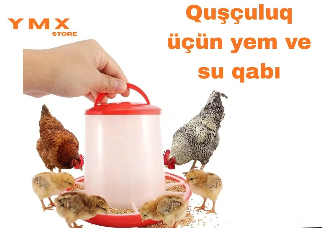 Quşçuluq üçün yem və su qabı — şəkil 1