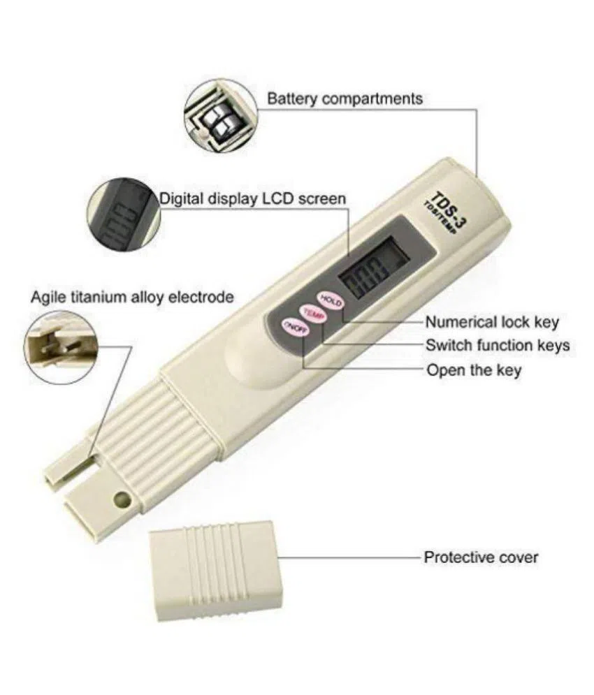 Digital TDS-3 Meter Tester Thermometer Pen — şəkil 7