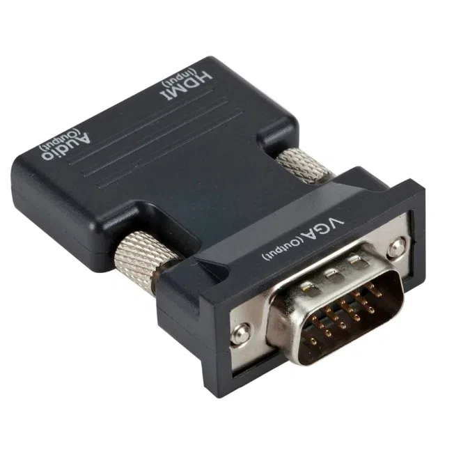 HDMI-compatible Female to VGA Male Converter Adapter — şəkil 6