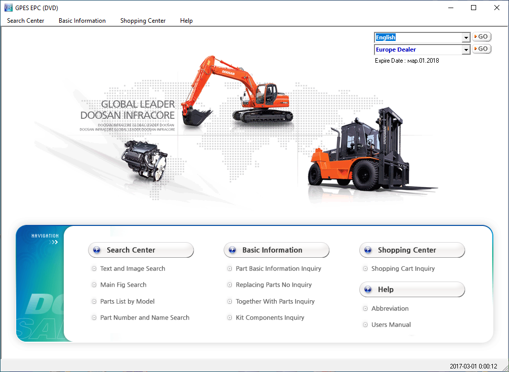 "Doosan GPES EPC" proqramı — şəkil 9