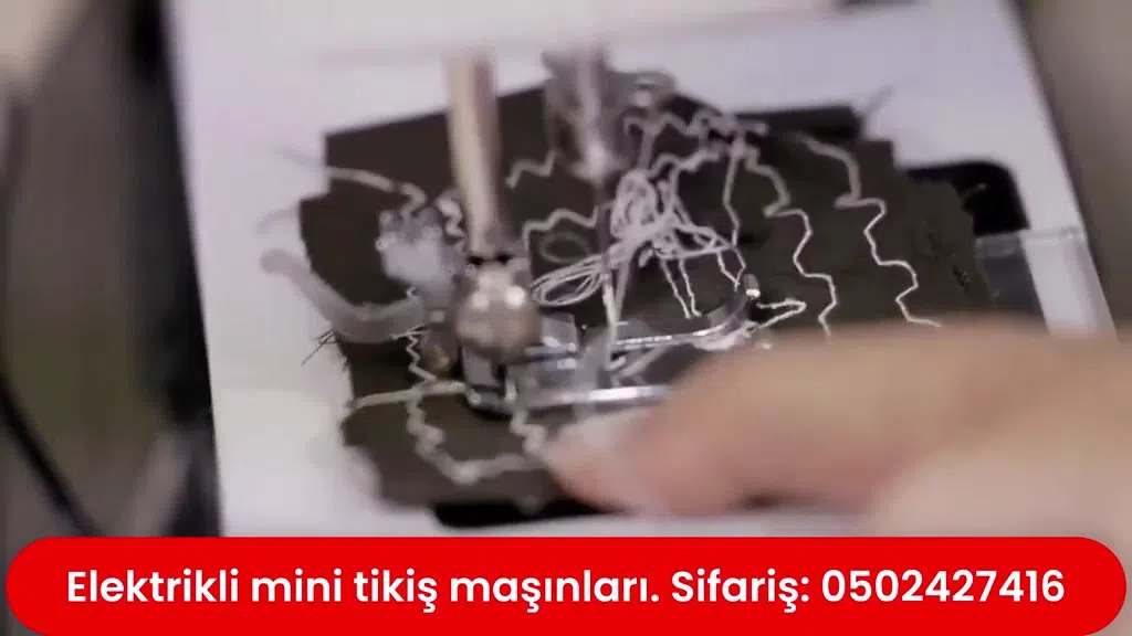 Elektrikli mini tikiş maşını — şəkil 8