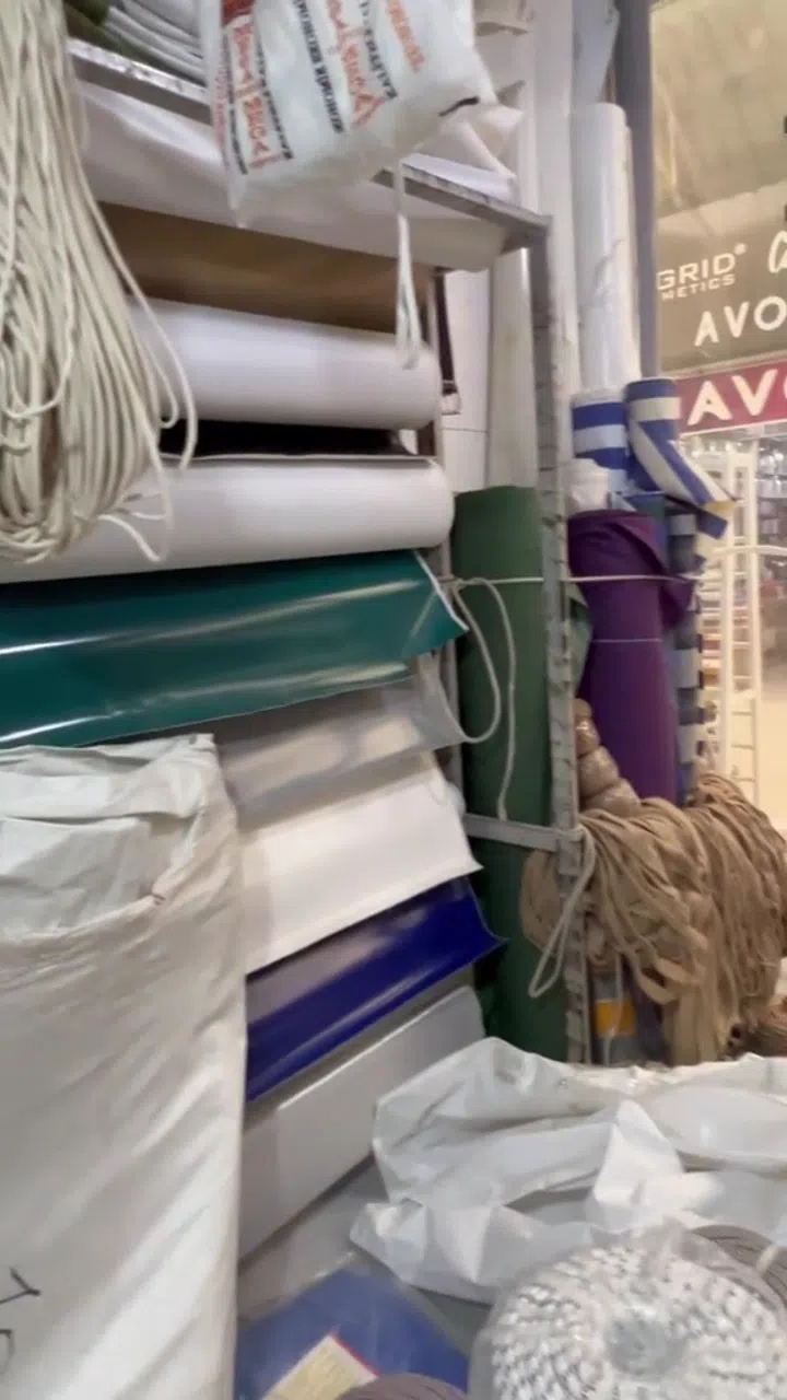 Brezent çadır parçaları, su keçirməz örtük materialları — şəkil 3