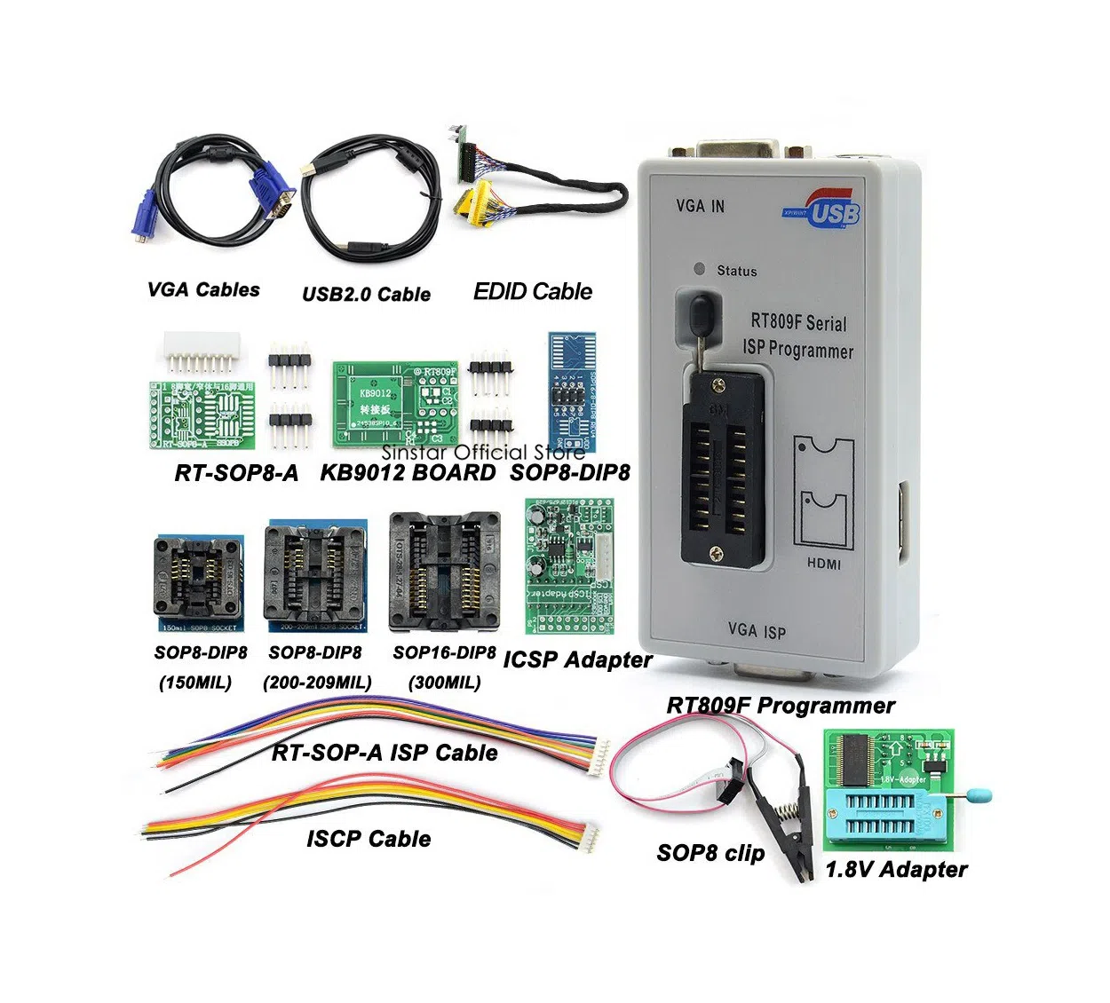 RT809F ISP Programmer | Программатор RT809F ISP — şəkil 1