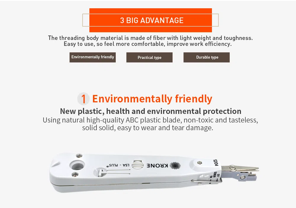 Punch Down Tool RJ11 RJ45 — şəkil 3