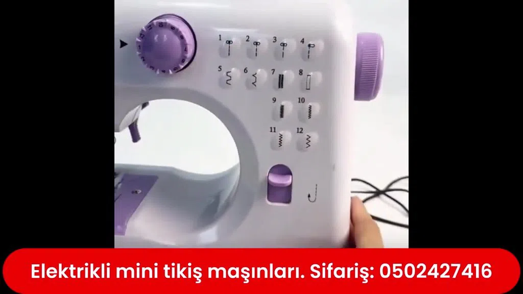 Elektrikli mini tikiş maşını — şəkil 17