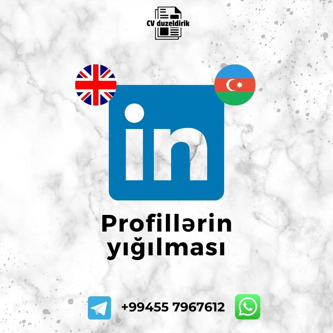 CV, Motivasiya Məktubu və LinkedIn Profil Hazırlanması — şəkil 2