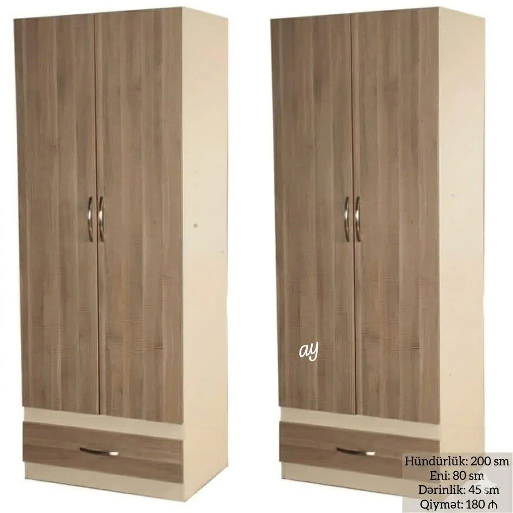 2 qapılı dolab — şəkil 1