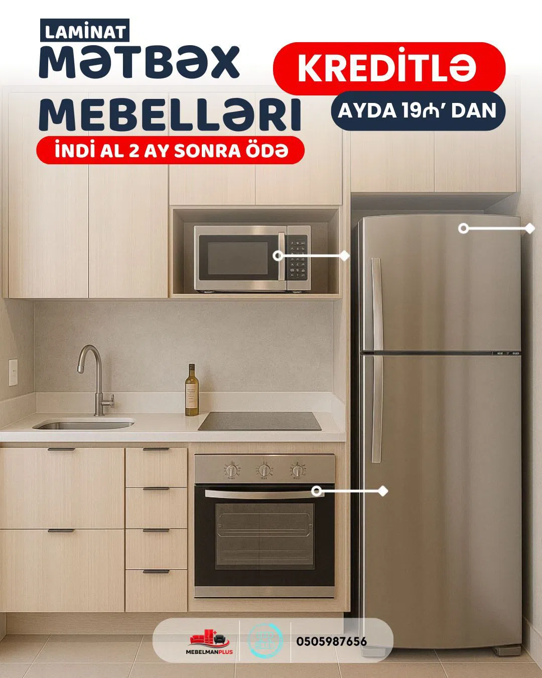 Kreditlə mətbəx mebeli — şəkil 12